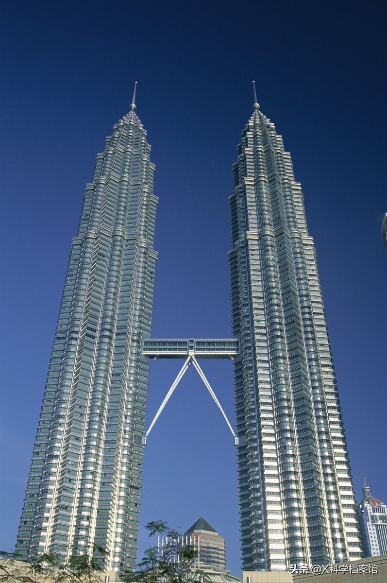 吉隆坡的双子塔例如:伦敦碎片大厦the shard建筑物越高,上层就越来越