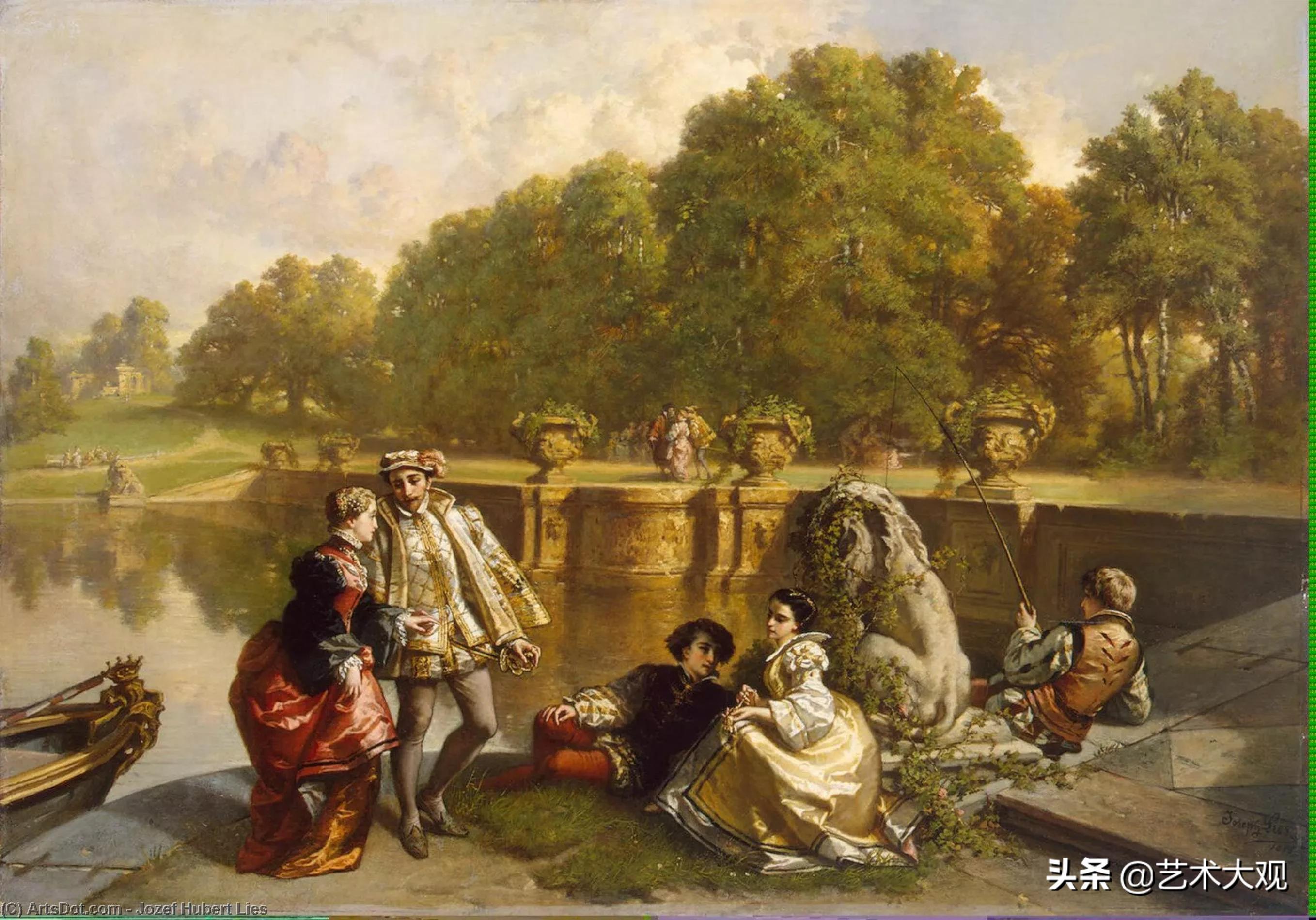 19世纪欧洲生活纪实绘画德国艺术家萨伦廷油画作品欣赏