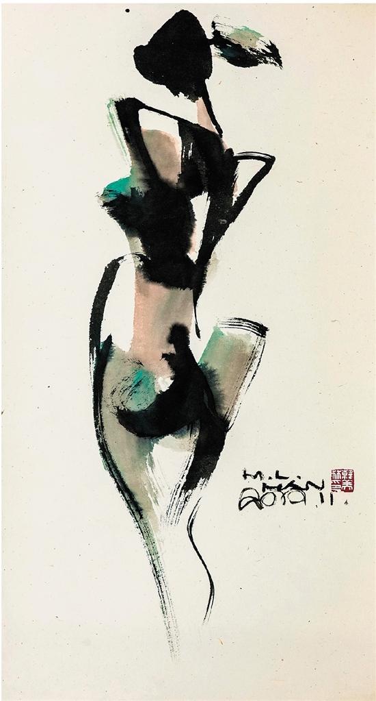 韩美林的艺术故事-----速写本里的女人体