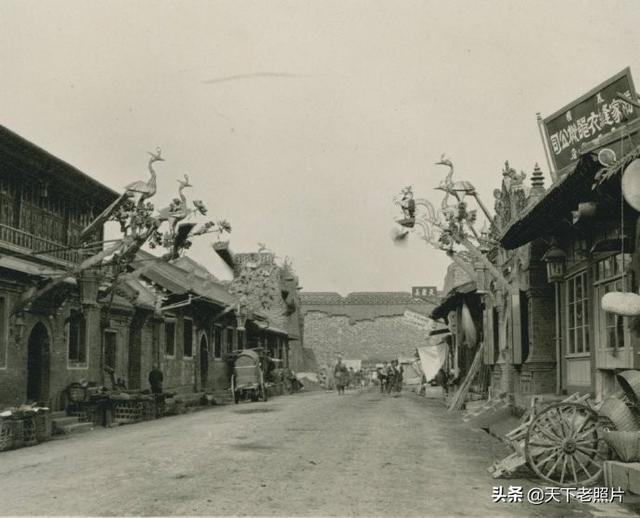 1909年的奉天老照片 昔日的沈阳东城门北陵火车站及街景