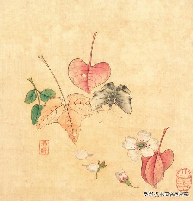 国宝书画：现藏 四川博物院，陈洪绶 传世《花卉八开册页》赏析
