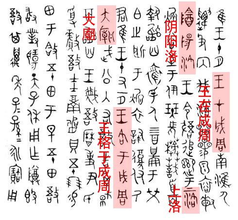 「原创」南、北“洛河”名字重复考，以及洛、雒两字出土文献总结