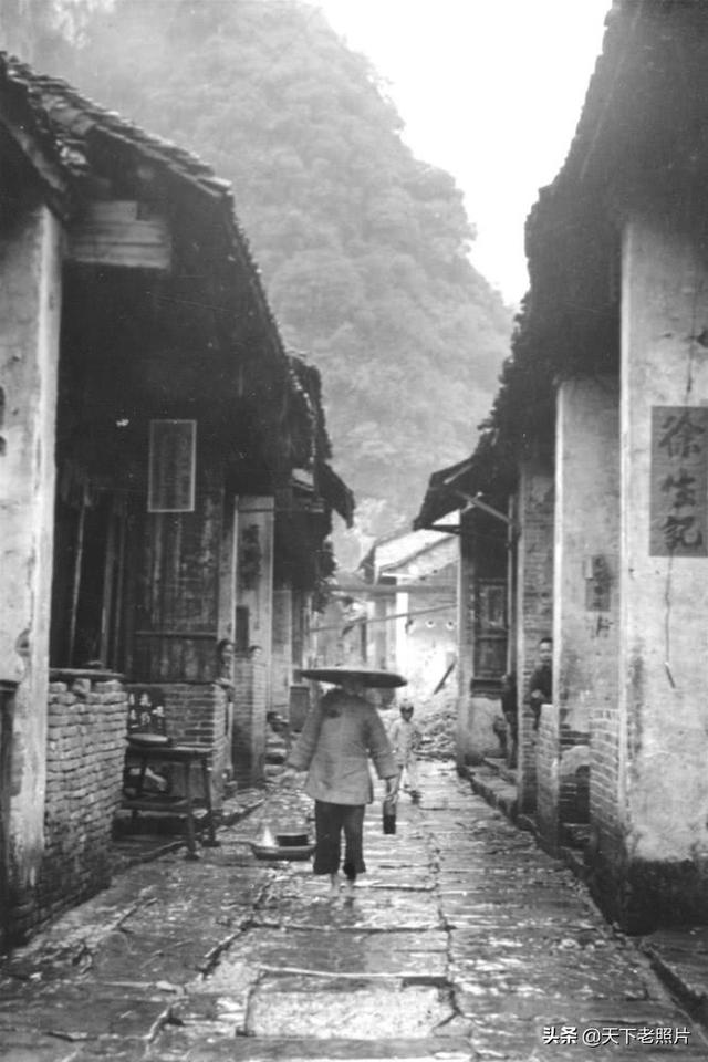 1920年的广西桂林老照片 百年前的当地民族风情