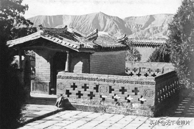 1936年的甘肃平凉老照片 昔日西出长安第一城真实风貌