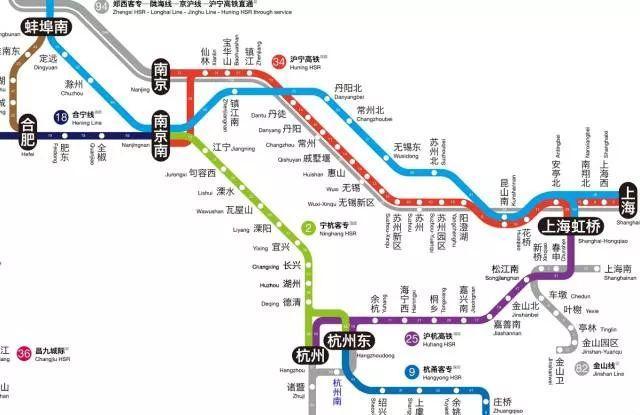 终于有神人把全国高铁图画得像坐地铁一样方便，建议先收藏