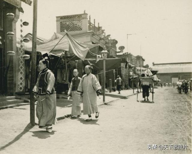 1909年的奉天老照片 昔日的沈阳东城门北陵火车站及街景