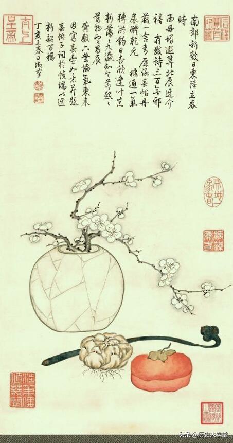 让古代春节充满艺术气息的《岁朝图》，到底有哪些寓意