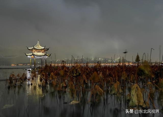 一到杭州，就赶上了大雪，拿手机拍西湖也能美爆了