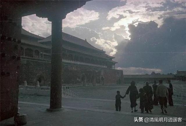 老照片：1949年北平解放时的故宫紫禁城