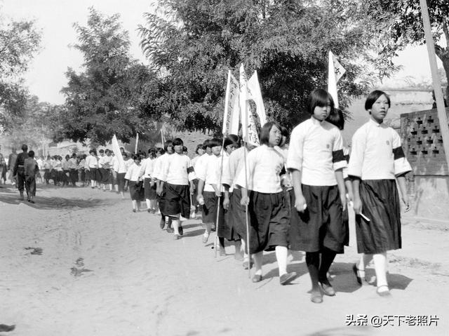 1931年的河北定州老照片 平和的市民生活实拍