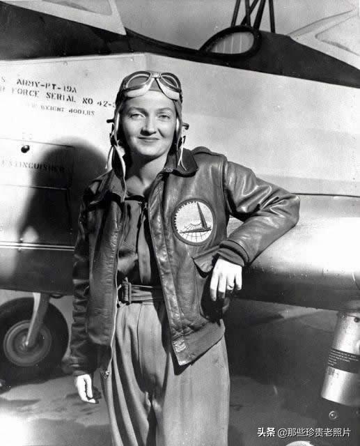 二战中的美国帅气女飞行员珍贵老照片，真实巾帼不让须眉