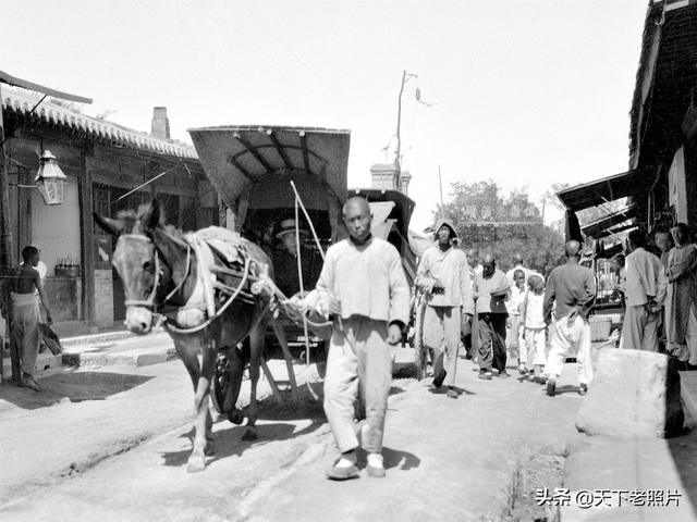 1931年的河北定州老照片 平和的市民生活实拍