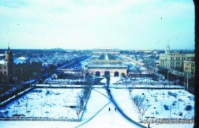 1946年冬天，美国《生活》杂志拍摄的北平(今北京)雪景老照片