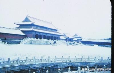1946年冬天，美国《生活》杂志拍摄的北平(今北京)雪景老照片