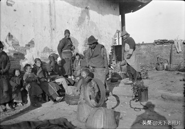 1917年开封老照片 百年前的开封城墙铁塔龙亭王旦墓