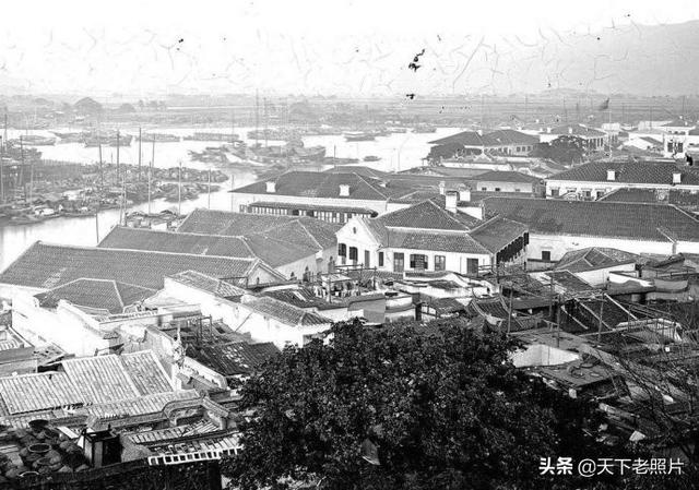 1870年的福州老照片，早期的万寿桥金山寺涌泉寺真实影像