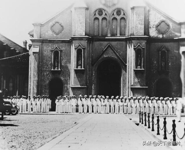 1937年美国海军巡洋舰旁观拍摄的上海淞沪会战全过程