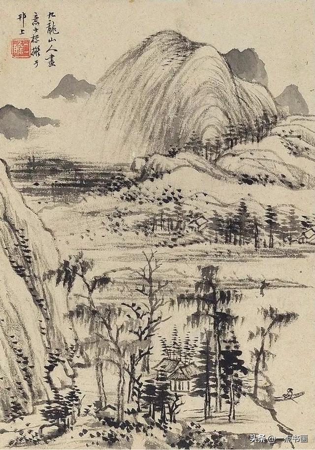 清 査士标《樝梅壑山水》十帧册欣赏