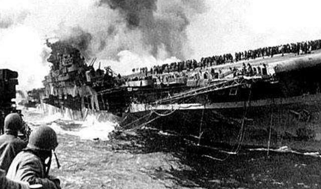 太平洋战场最惨烈的战役，日本海军全军覆没，美军伤亡7.5万人