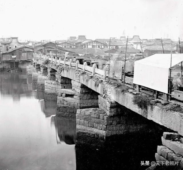 1870年的福州老照片，早期的万寿桥金山寺涌泉寺真实影像