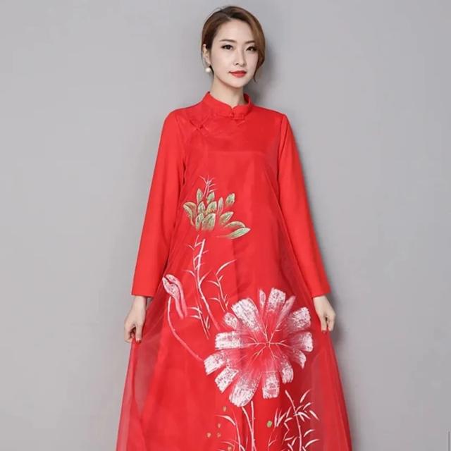 这世间，有一种美，叫复古禅意旗袍！