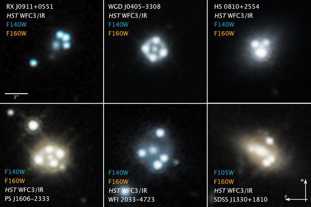 科学家通过八款新四重镜头揭示了暗物质的温度