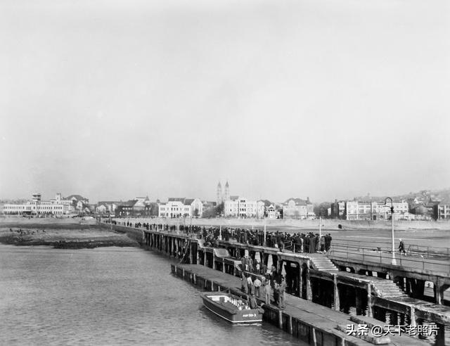 1946年 青岛街景老照片36张 中西合璧时尚洋气的建筑大观