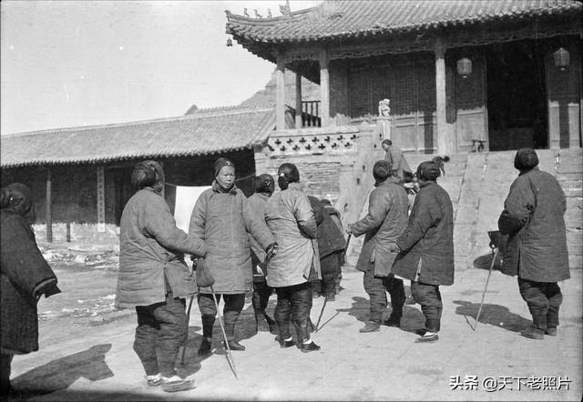 1917年开封老照片 百年前的开封城墙铁塔龙亭王旦墓