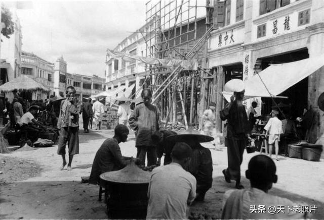 1930年代的广东云浮老照片 90年前的云浮街市及城乡风貌