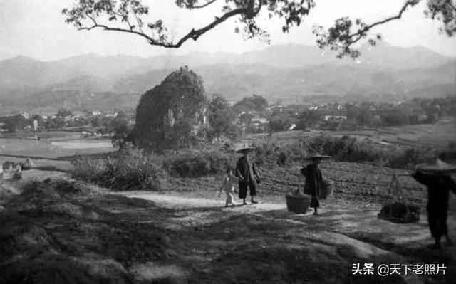 1930年代的广东云浮老照片 90年前的云浮街市及城乡风貌
