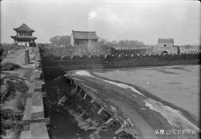 1917年开封老照片 百年前的开封城墙铁塔龙亭王旦墓