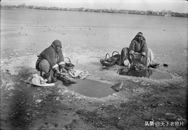 1917年开封老照片 百年前的开封城墙铁塔龙亭王旦墓