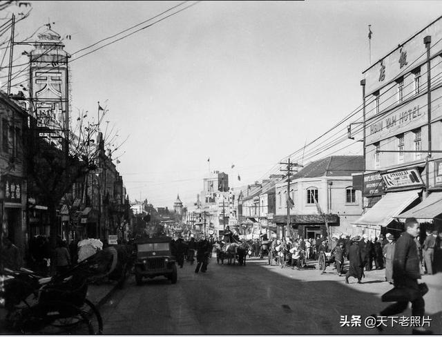 1946年 青岛街景老照片36张 中西合璧时尚洋气的建筑大观