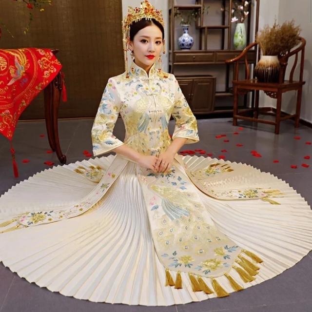 为何结婚要穿中式嫁衣？看这些旗袍嫁衣就知道了！