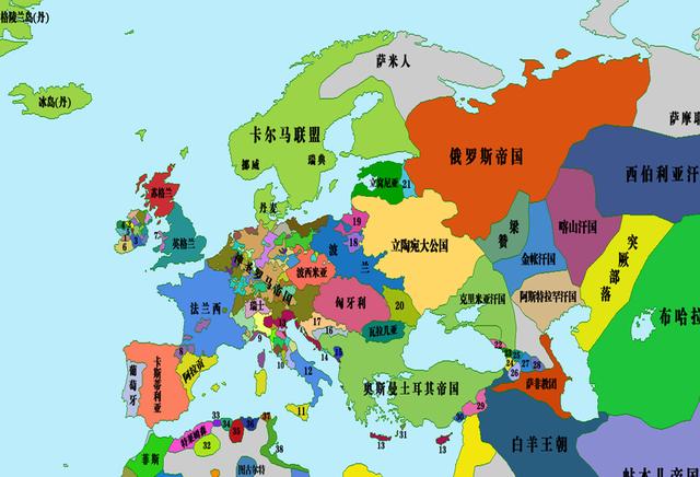 通过地图了解欧洲古今版图变迁：欧洲也有4000年的持续发展历史