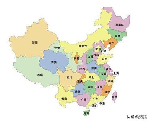 中国地图的演变(建议为孩子收藏)