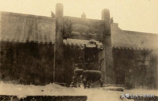 1906年江苏句容老照片 百年前的茅山寺庙建筑美丽风光