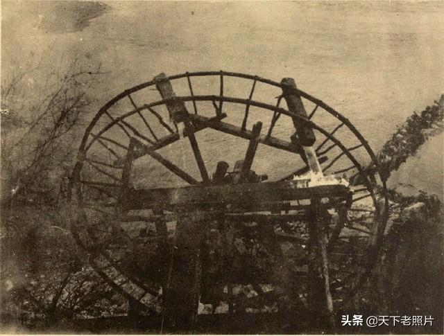 1918年湖南宁乡老照片 一片废墟的沩山密印寺同庆寺