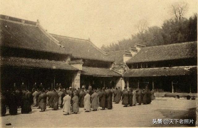 1906年江苏句容老照片 百年前的茅山寺庙建筑美丽风光