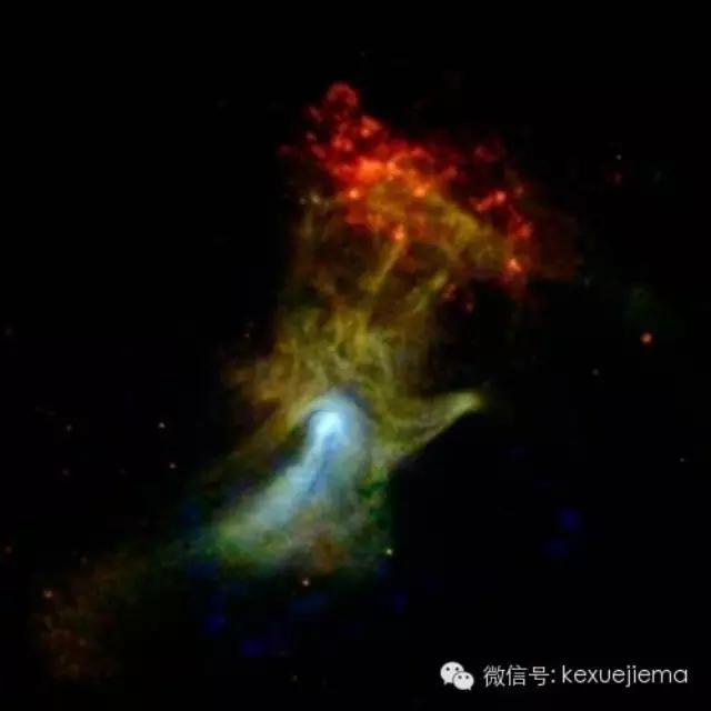 美国X射线望远镜拍摄的“上帝之手”