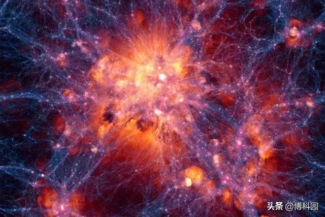 超震撼：整个“宇宙网”的宇宙模拟！并首次确定星系之间的空间
