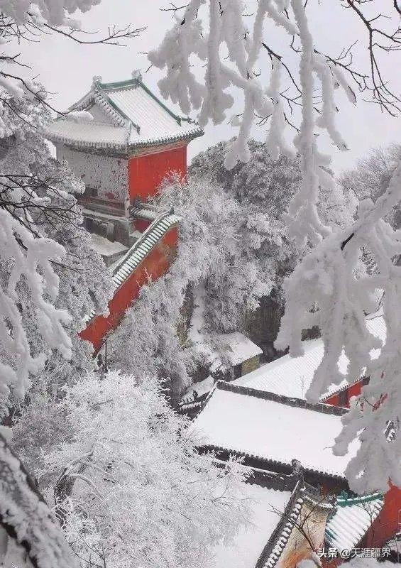 武当山，挡不住雪景的惊艳