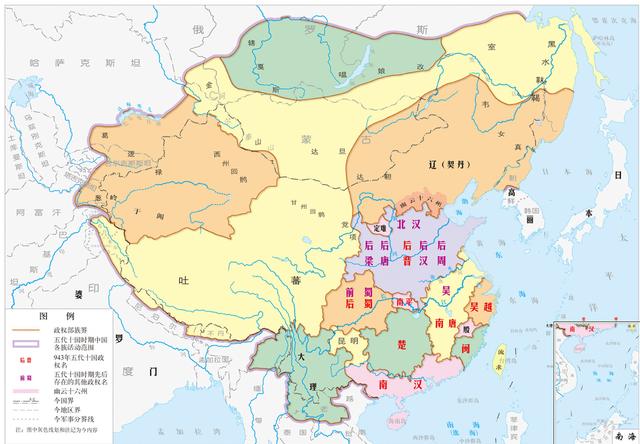 通过地图了解唐朝疆域变迁：一个庞大的帝国，最后竟然被肢解