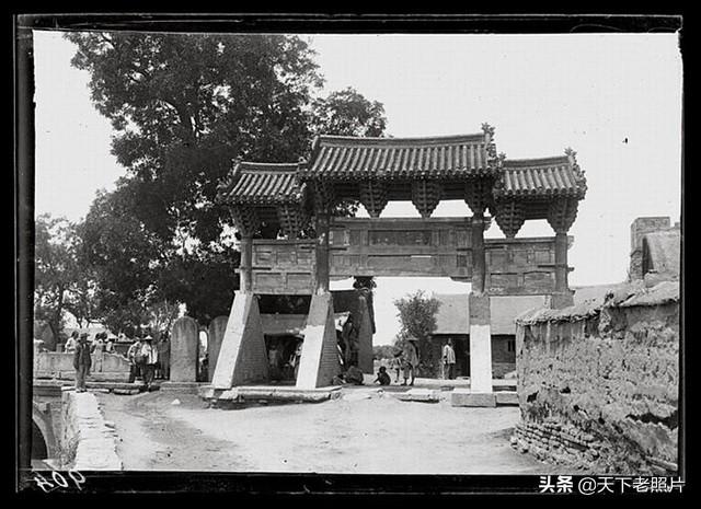 1907年山东邹县老照片 百年前的孟庙孟母林风光