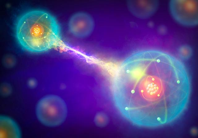 把一对纠缠粒子放在宇宙两端，相距930亿光年，还会相互影响吗？
