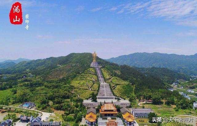 1918年湖南宁乡老照片 一片废墟的沩山密印寺同庆寺