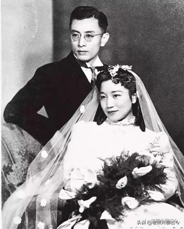 民国夫妻照：冰心年轻时美到极致，图8张灵甫和小他25岁的王玉龄