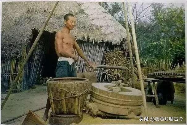 1945年，美国人拍摄的中国农村彩色修复照片