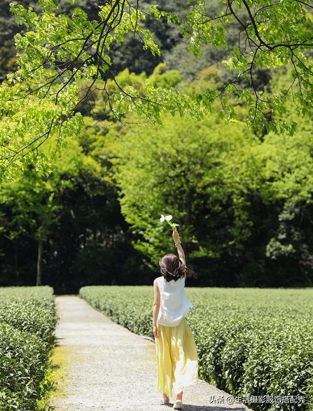 清新的苎麻阔腿裙裤，夏日里无法抗拒的生活摄影之美