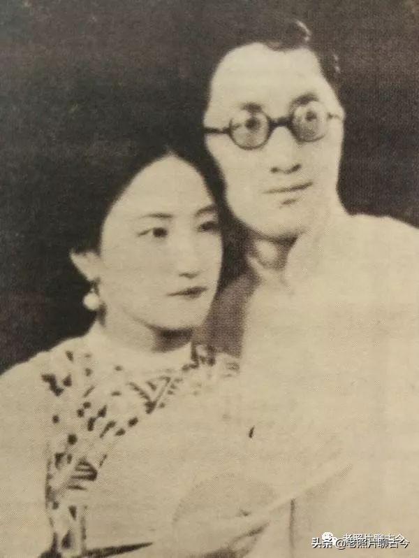 民国夫妻照：冰心年轻时美到极致，图8张灵甫和小他25岁的王玉龄